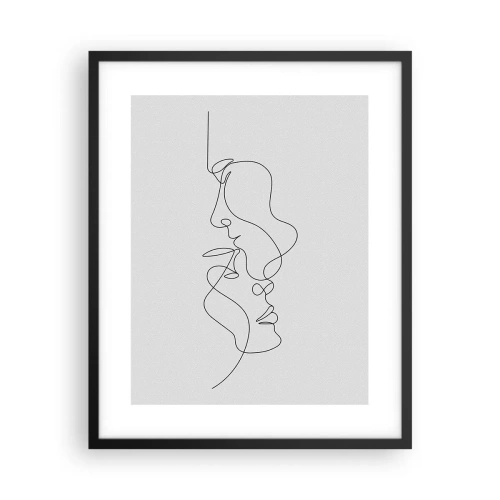 Poszter fehér keretben - Gyászos sóvárgás - 40x50 cm