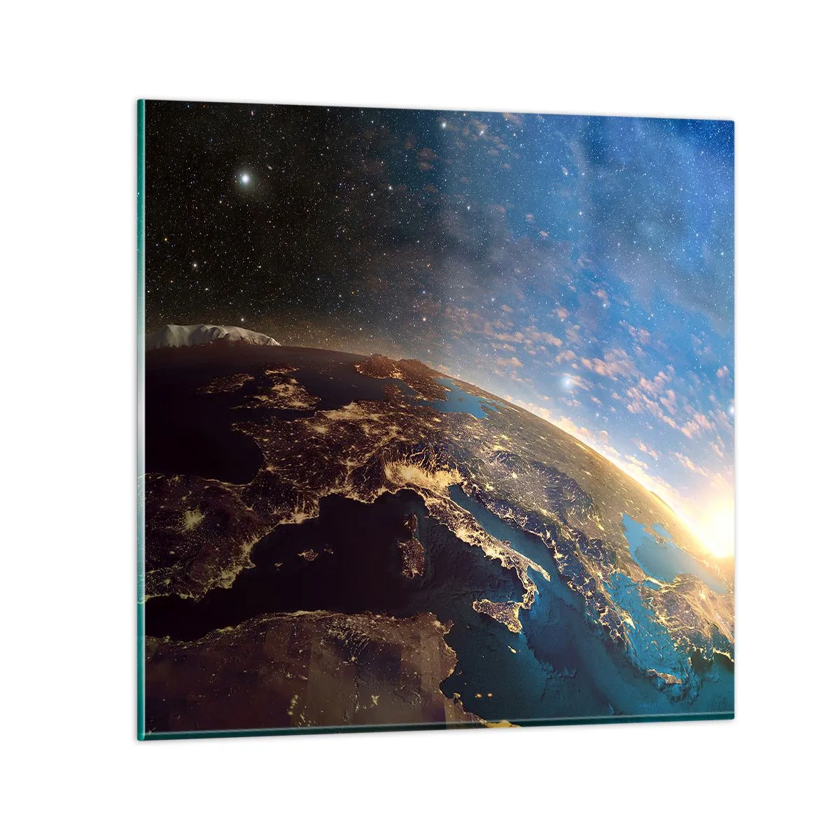 Üveg kép - Tekintsünk magunkra távolról - 50x50 cm