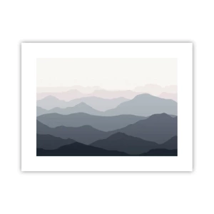 Poszter - A hegyek hullámai - 40x30 cm