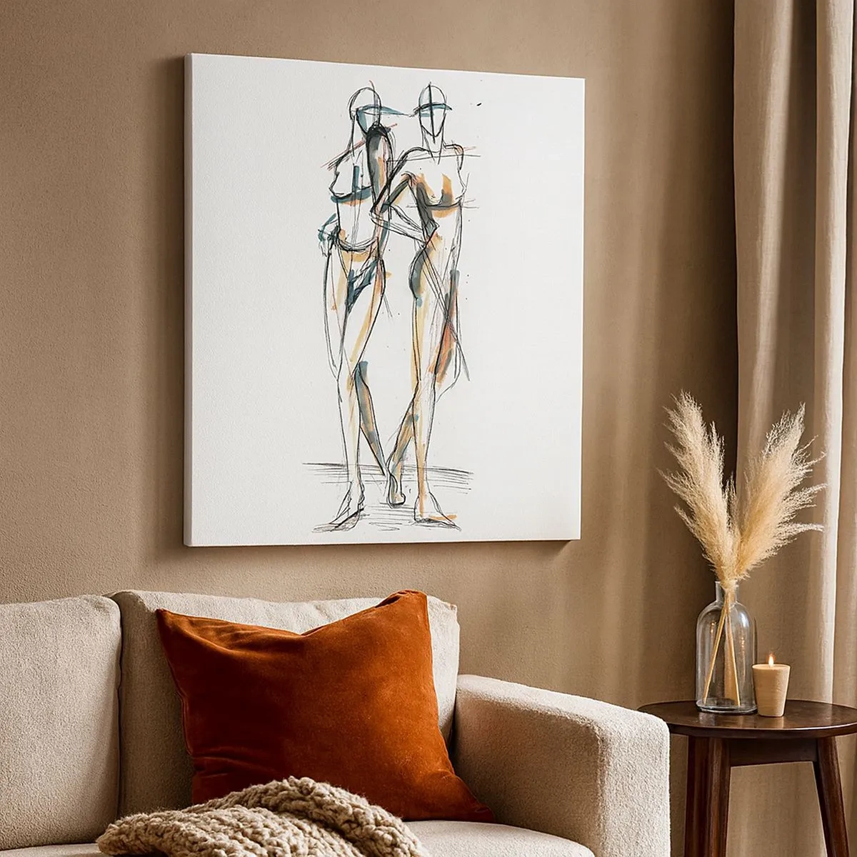 Vászonkép - A kegyelem tanulmánya - 30x30 cm