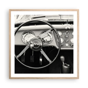 Poszter világos tölgy keretben - Gyűjtő álma - 60x60 cm