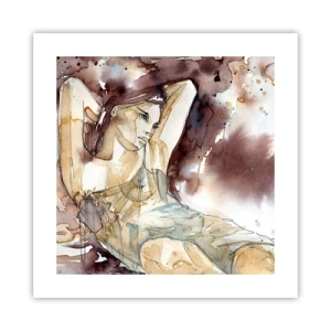 Poszter - Lila hangulatban - 40x40 cm