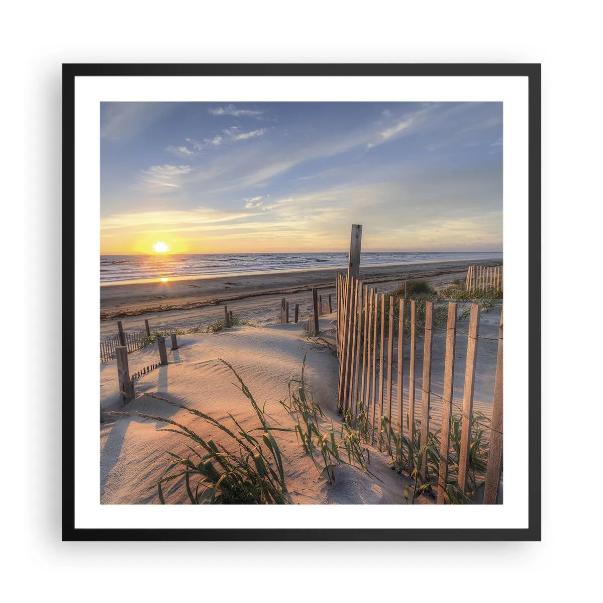 Poszter fehér keretben - A szél ragyogása és árnyéka - 60x60 cm