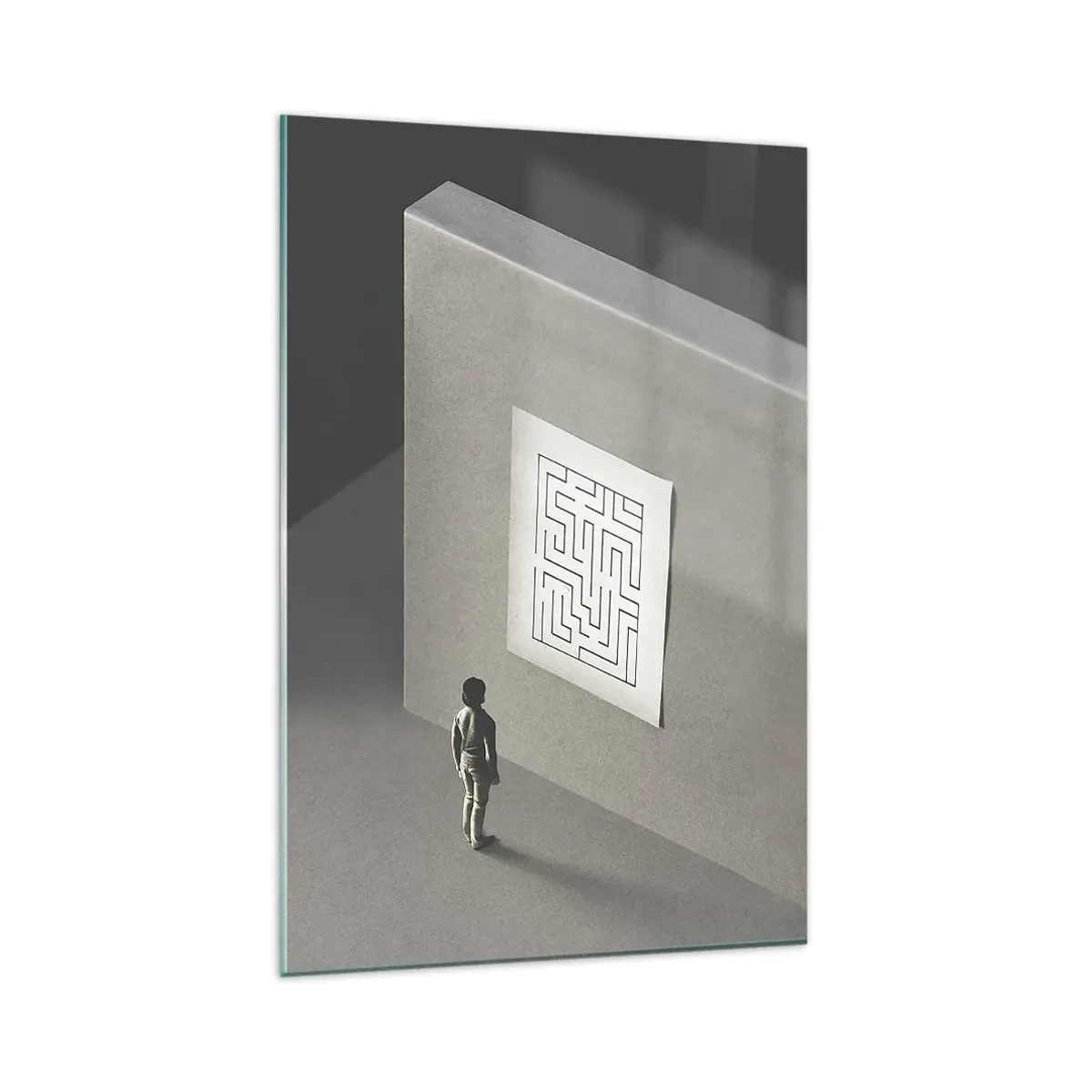 Üveg kép - De én hol vagyok? - 80x120 cm