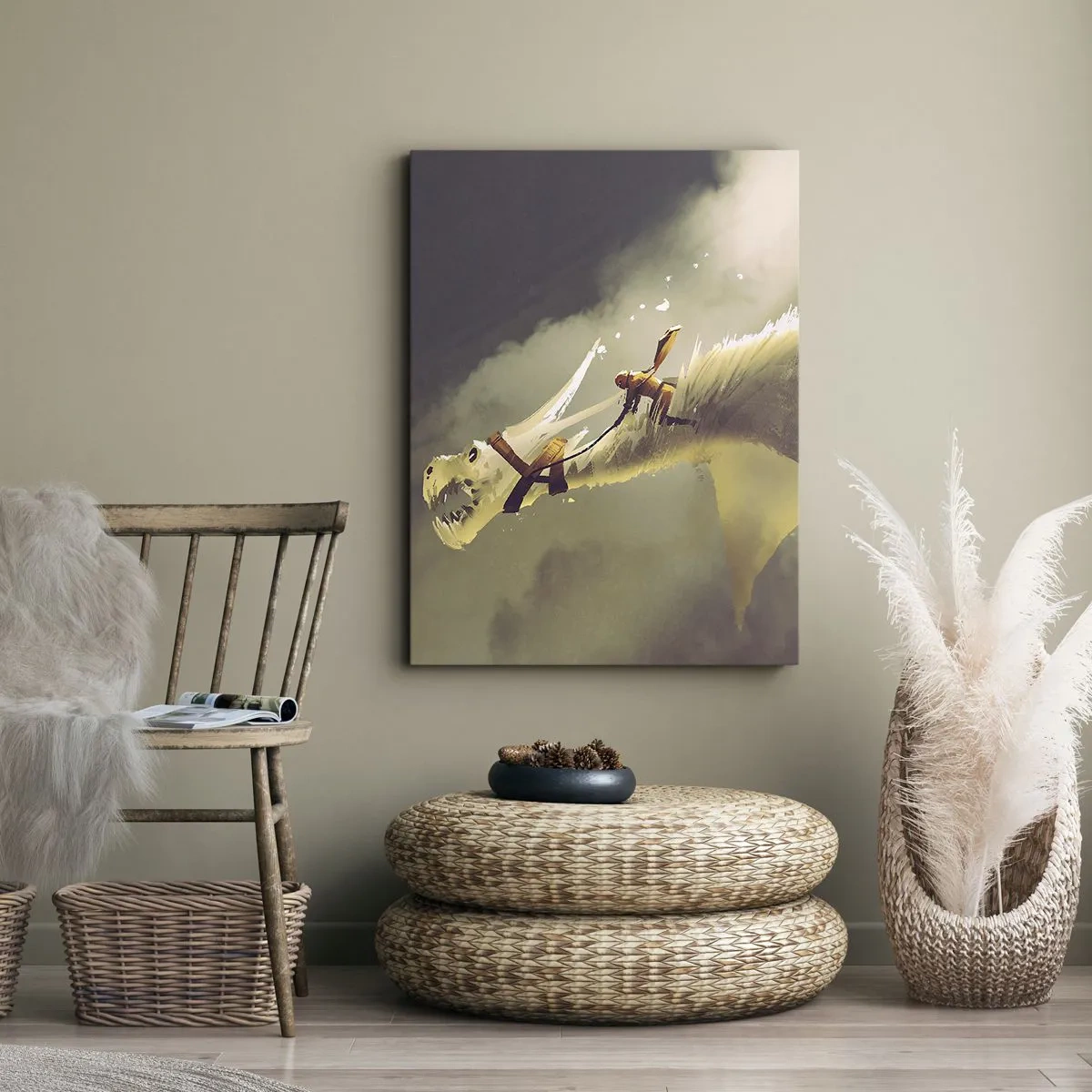 Vászonkép - Segítségre a világnak - 65x120 cm