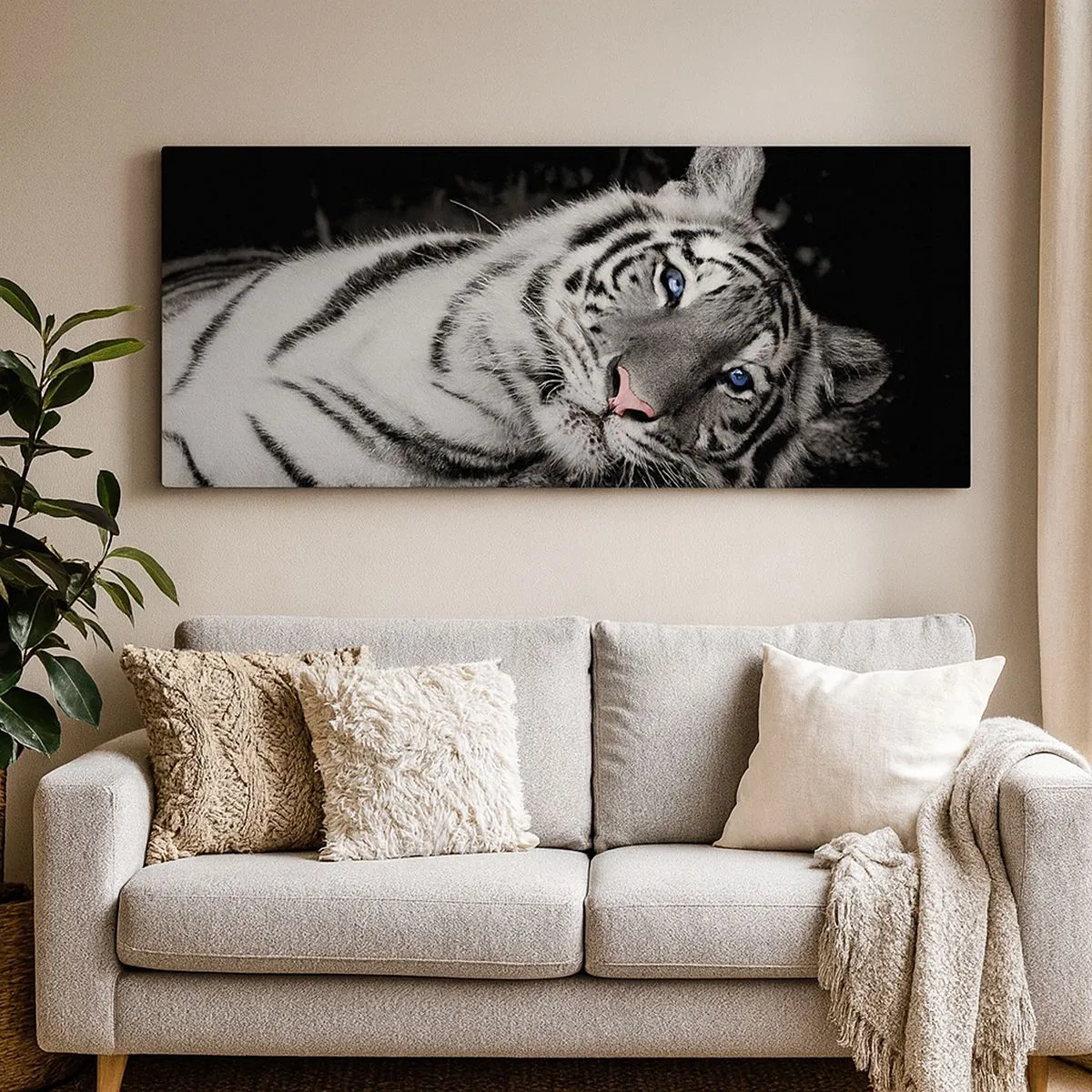 Vászonkép - Vadság és nyugalom - 100x40 cm