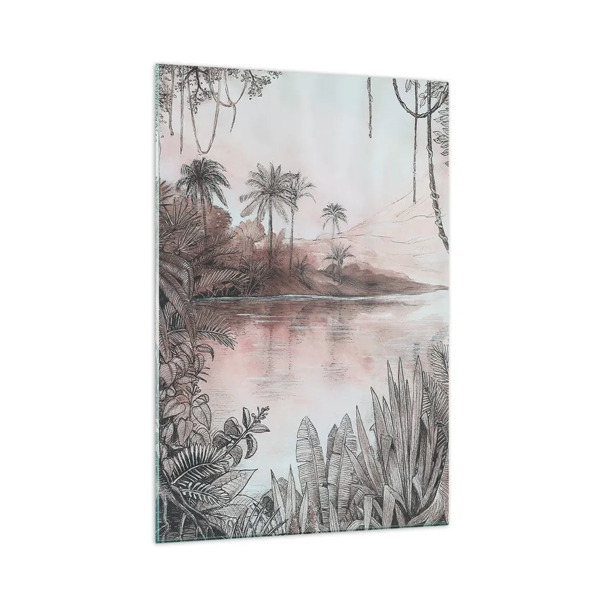 Üveg kép - Egy 19. századi felfedező naplója - 70x100 cm