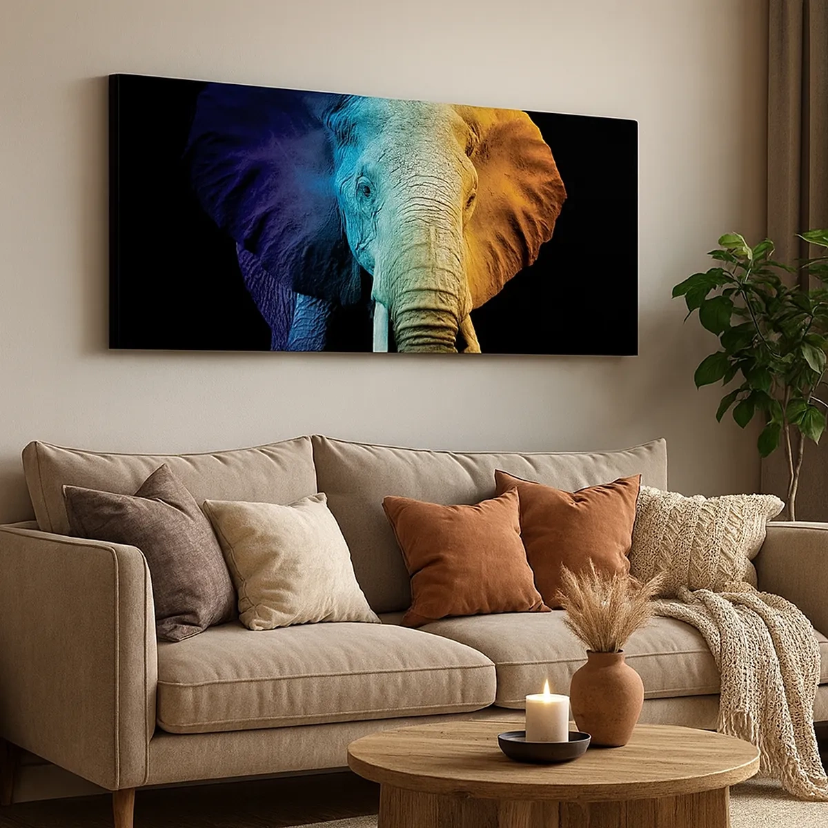 Vászonkép - Excentrikus, nem különc - 30x30 cm