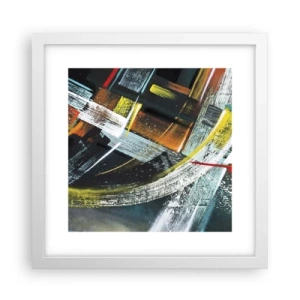 Poszter fekete keretben - A mozgás energiája - 30x30 cm