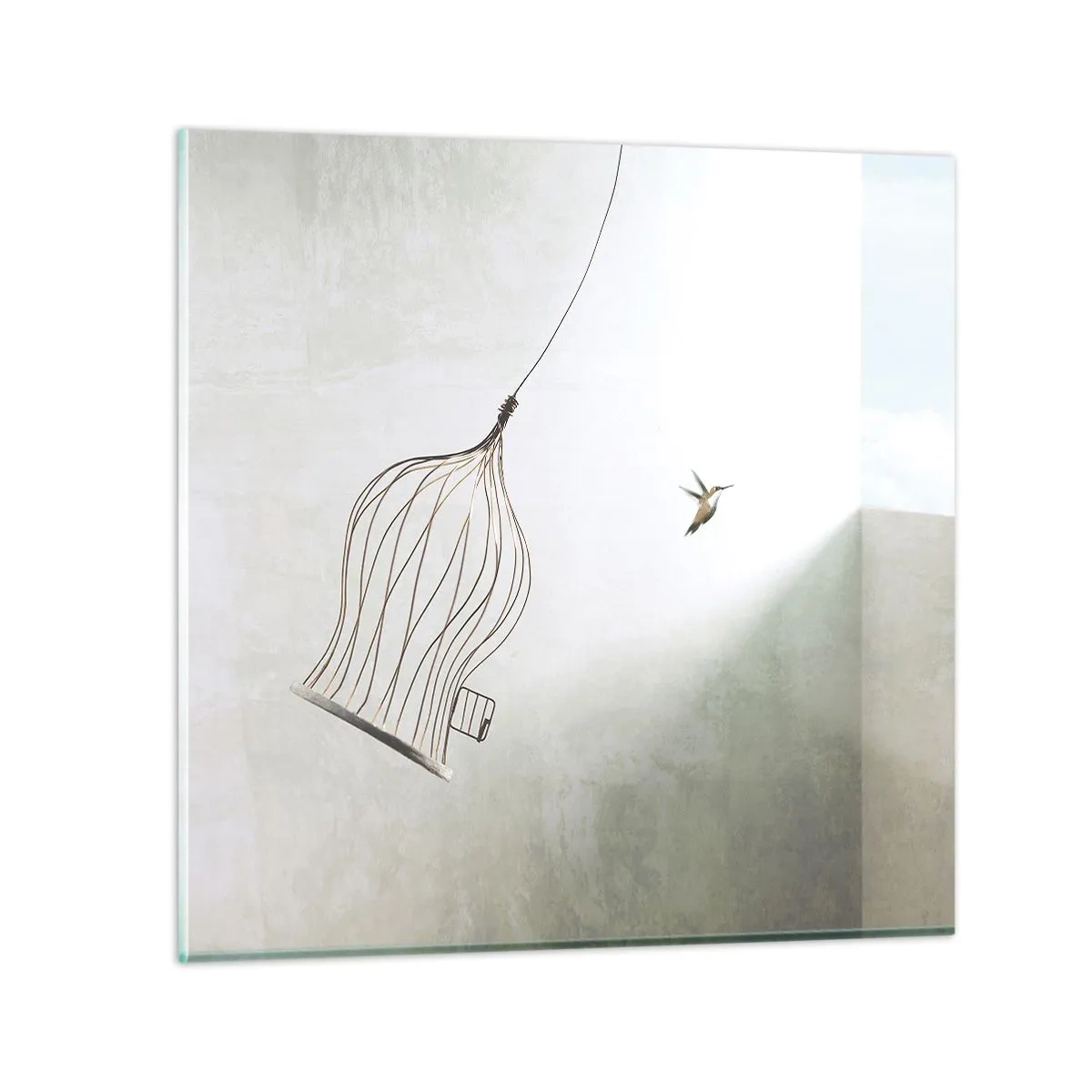 Üveg kép - Az elememen - 40x40 cm