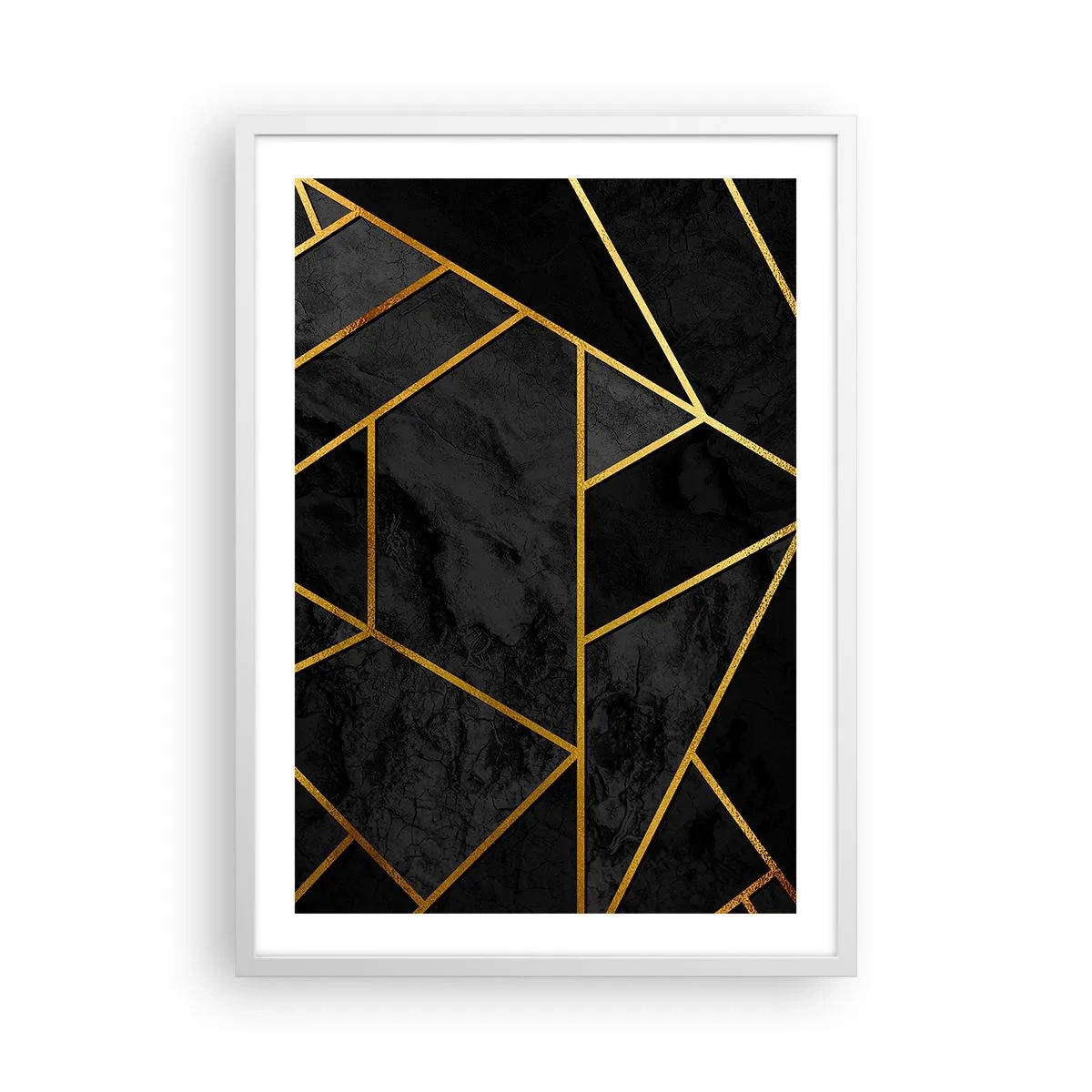 Poszter fekete keretben - Sötétség és ragyogás - 50x70 cm