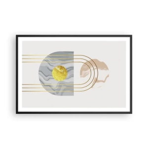 Poszter fehér keretben - Fényerő és ragyogás - 91x61 cm