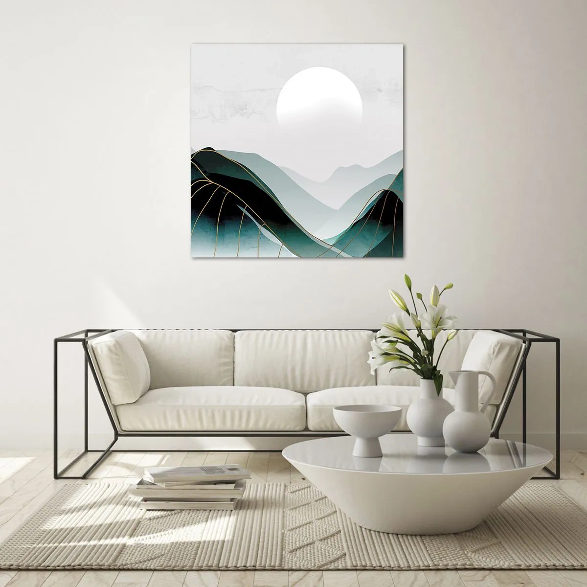 Üveg kép - Teljes fenségben - 60x60 cm