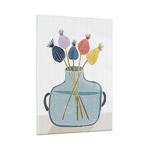 Üveg kép - Mint egy mákszem - 50x70 cm