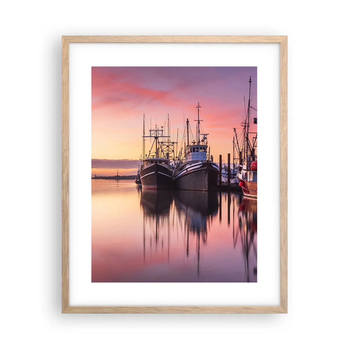 Poszter világos tölgy keretben - Másnap előtt - 40x50 cm