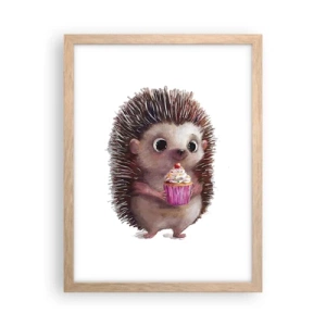 Poszter világos tölgy keretben - Ünnep van minden nap - 30x40 cm