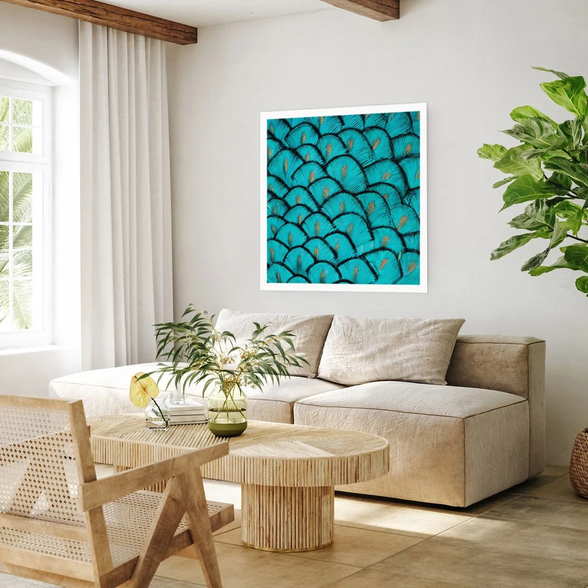 Poszter - A tollak nagy gálája - 50x50 cm