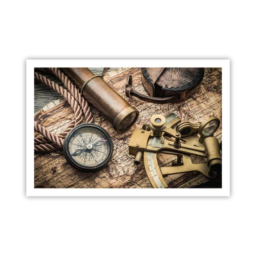 Poszter - Állítson be egy irányt - 91x61 cm