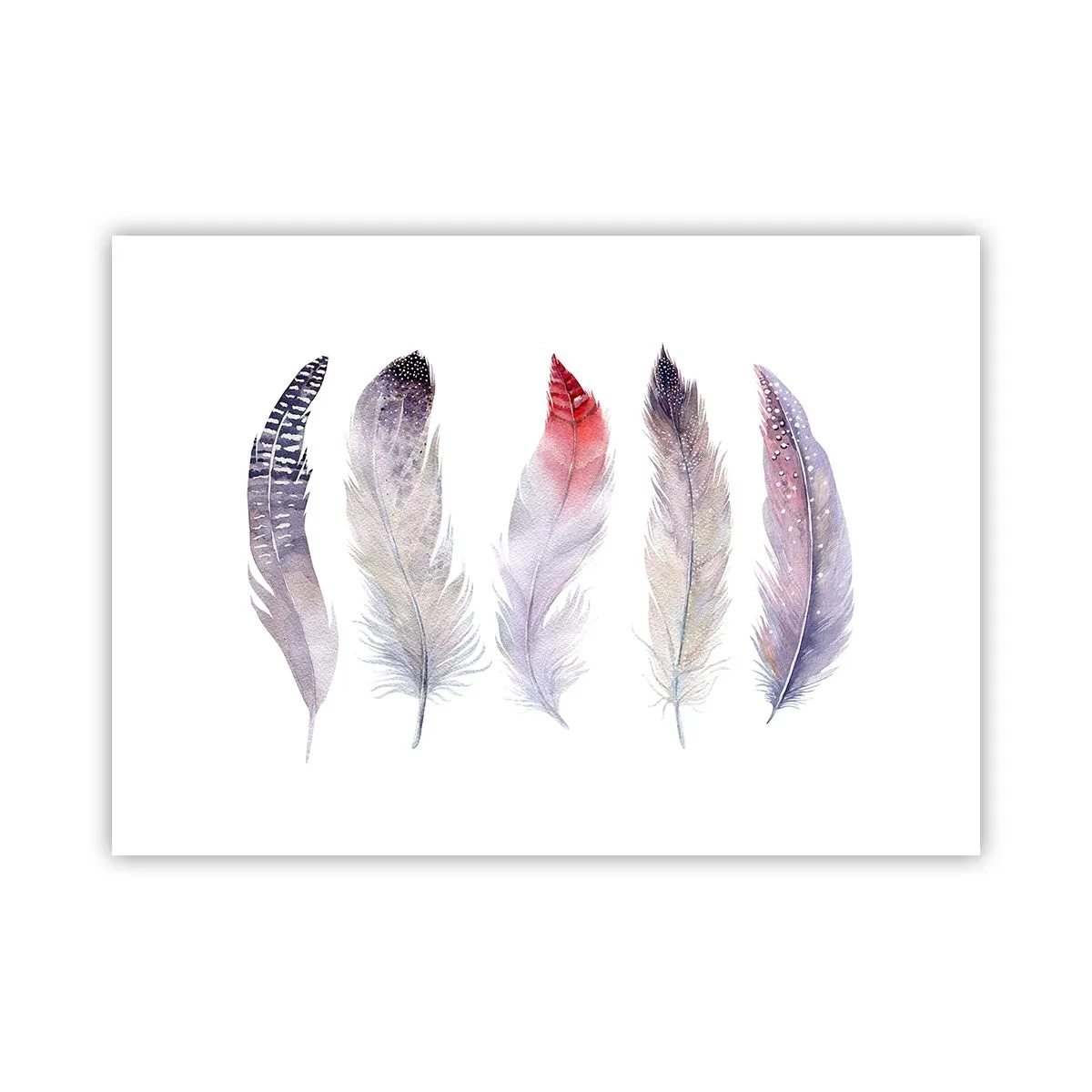 Poszter - Gyengéd, mint a sokszínű köd - 70x50 cm