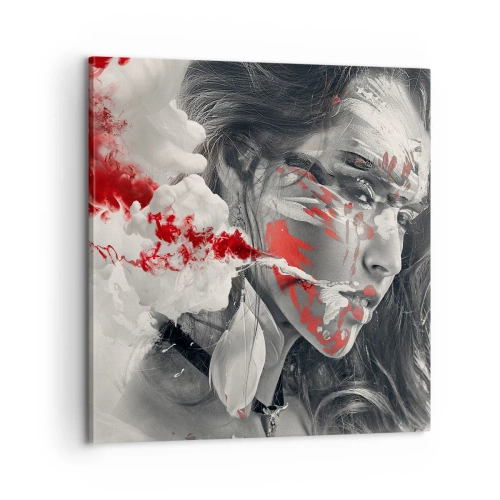 Vászonkép - Az abszurditás füstjében - 60x60 cm