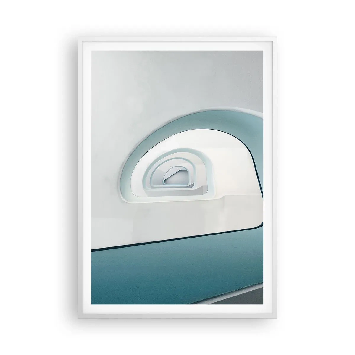 Poszter fekete keretben - A kék aljára - 70x100 cm