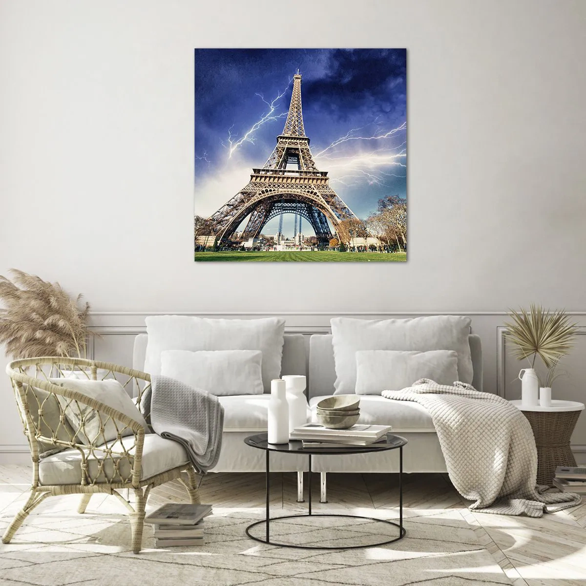 Üveg kép - A viharok uralkodója - 70x70 cm