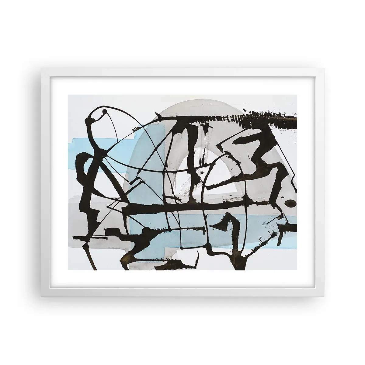 Poszter fekete keretben - Mindennek ellenére kék - 50x40 cm