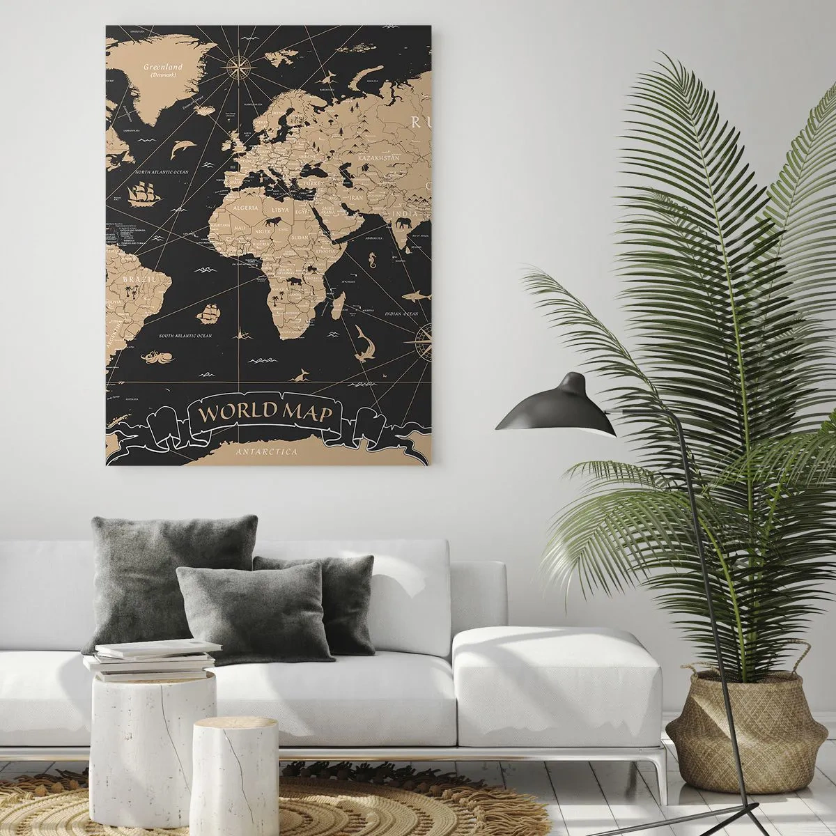 Üveg kép - A világom határai - 70x100 cm