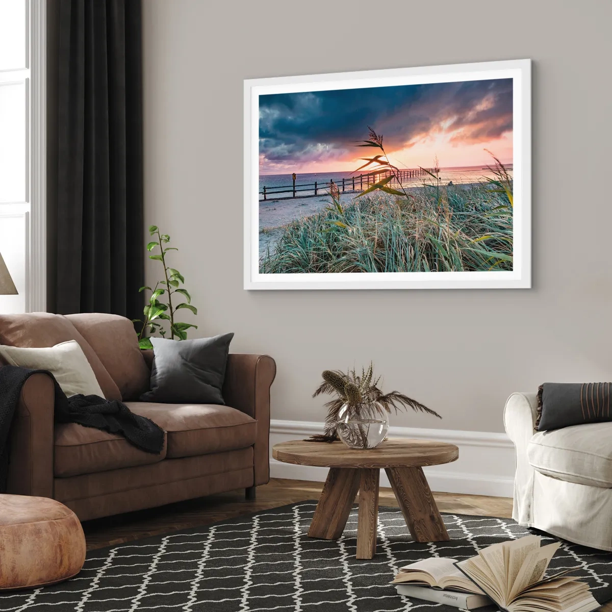 Poszter fekete keretben - Nem múlik el a széllel - 70x50 cm