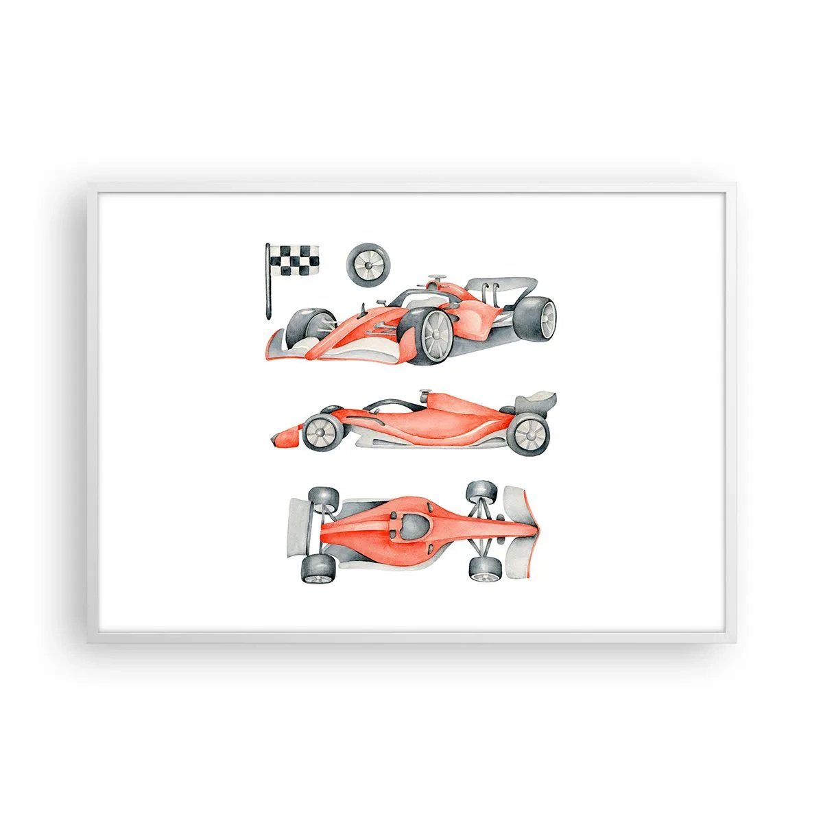 Poszter fekete keretben - Egy álom elérése - 100x70 cm