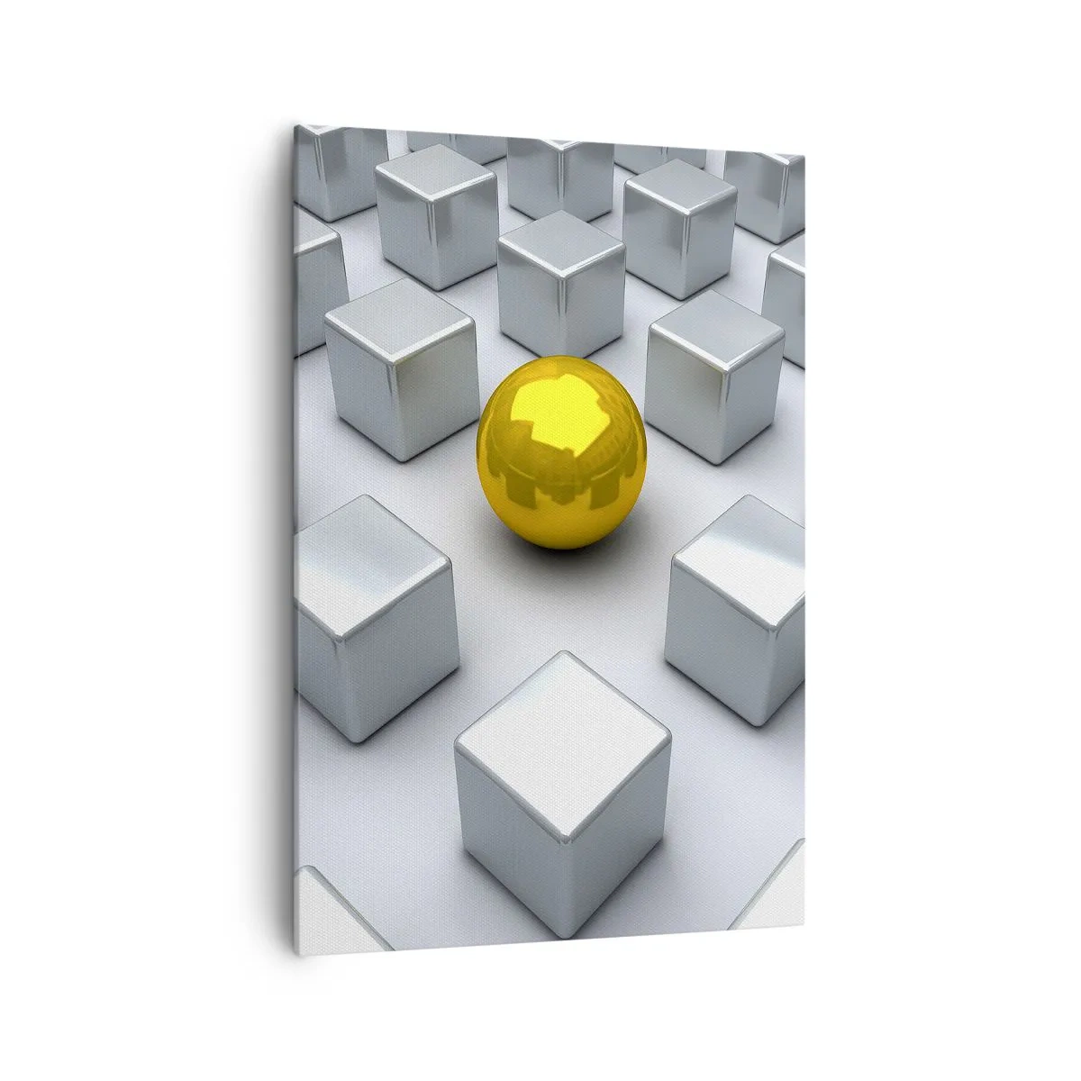 Vászonkép - Miért én? Geometriai összetétel - 70x100 cm