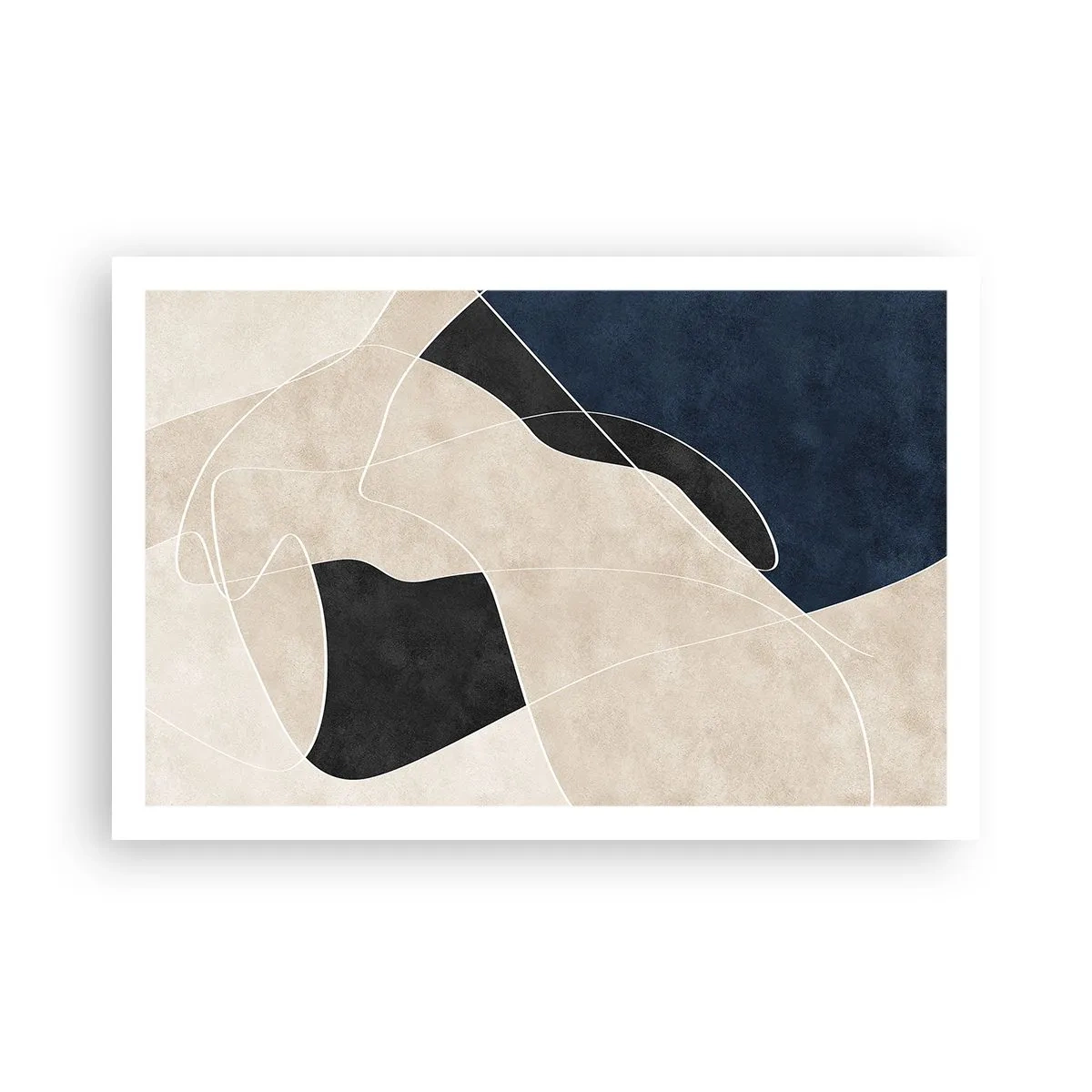 Poszter - Absztrakt kompozíció - az árnyalatok kontrasztja - 91x61 cm