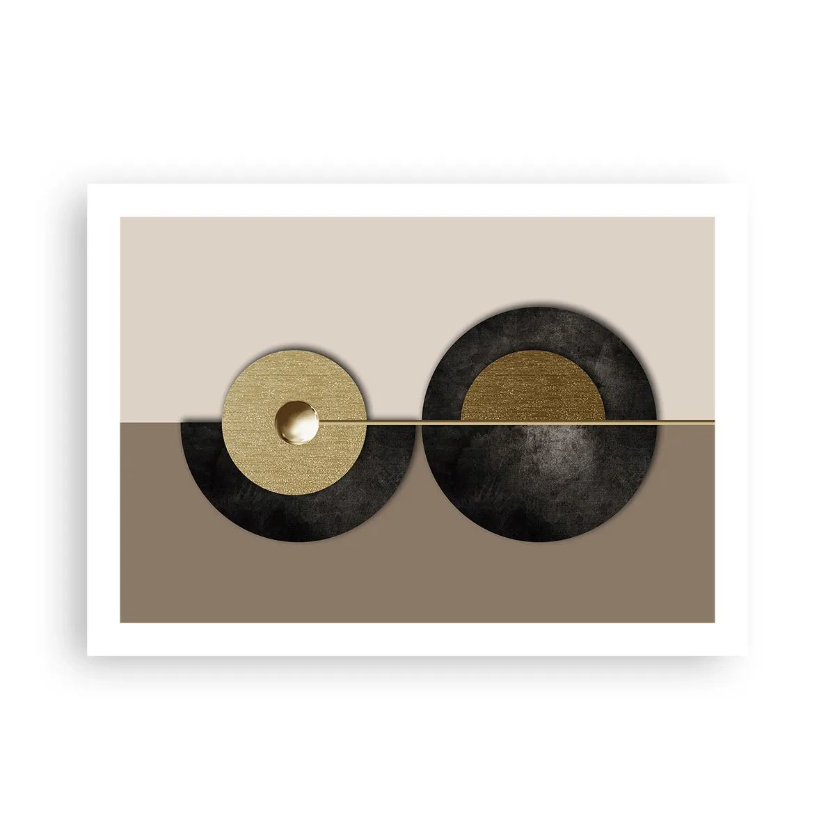 Poszter - Variációk egy kör körül - 70x50 cm