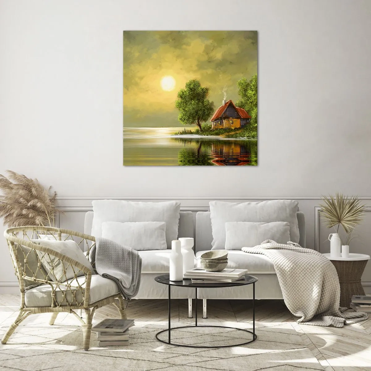 Üveg kép - Gyönyörű, mint egy képen - 60x60 cm