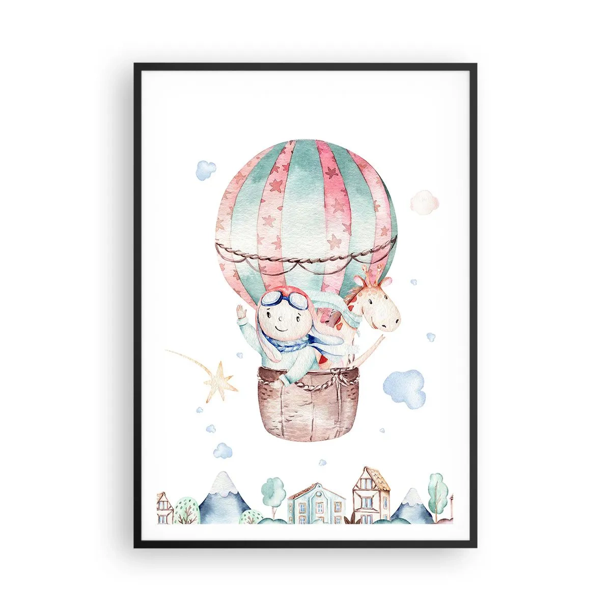 Poszter fehér keretben - Nemsokára visszajövünk! - 70x100 cm