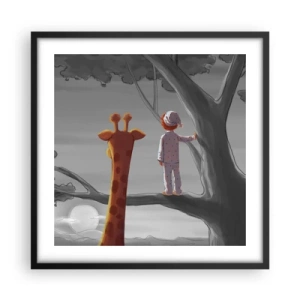 Poszter fehér keretben - Ez tényleg történik - 50x50 cm