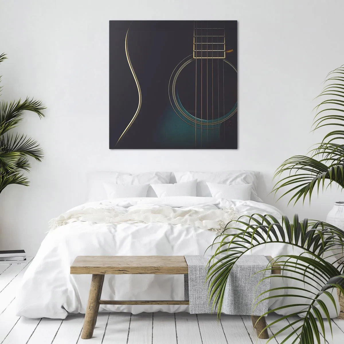 Vászonkép - Egy pillanat, mielőtt megszólal - 70x70 cm