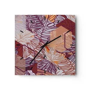 Falióra, Óra - Lehetetlen kapcsolat a geometria és a természet között - 30x30 cm