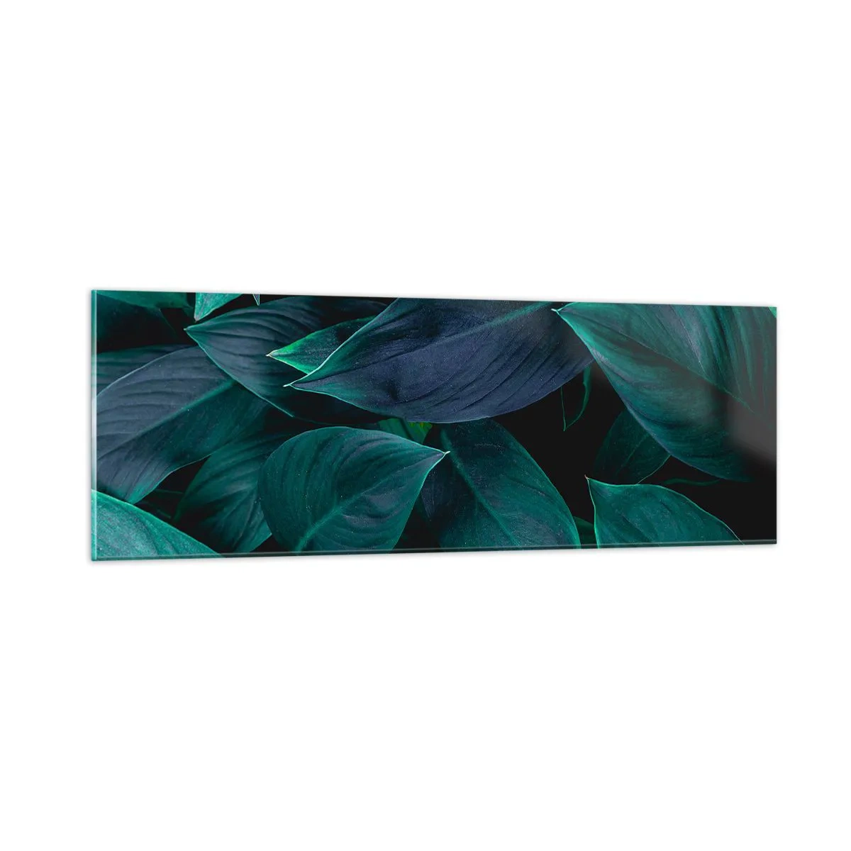 Üveg kép - Maga a zöldellő növényzet - 90x30 cm