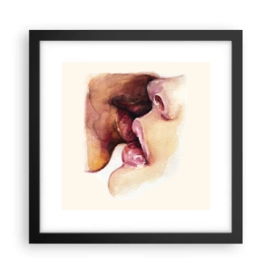 Poszter fehér keretben - Mint éjszaka és nap, föld és ég - 30x30 cm