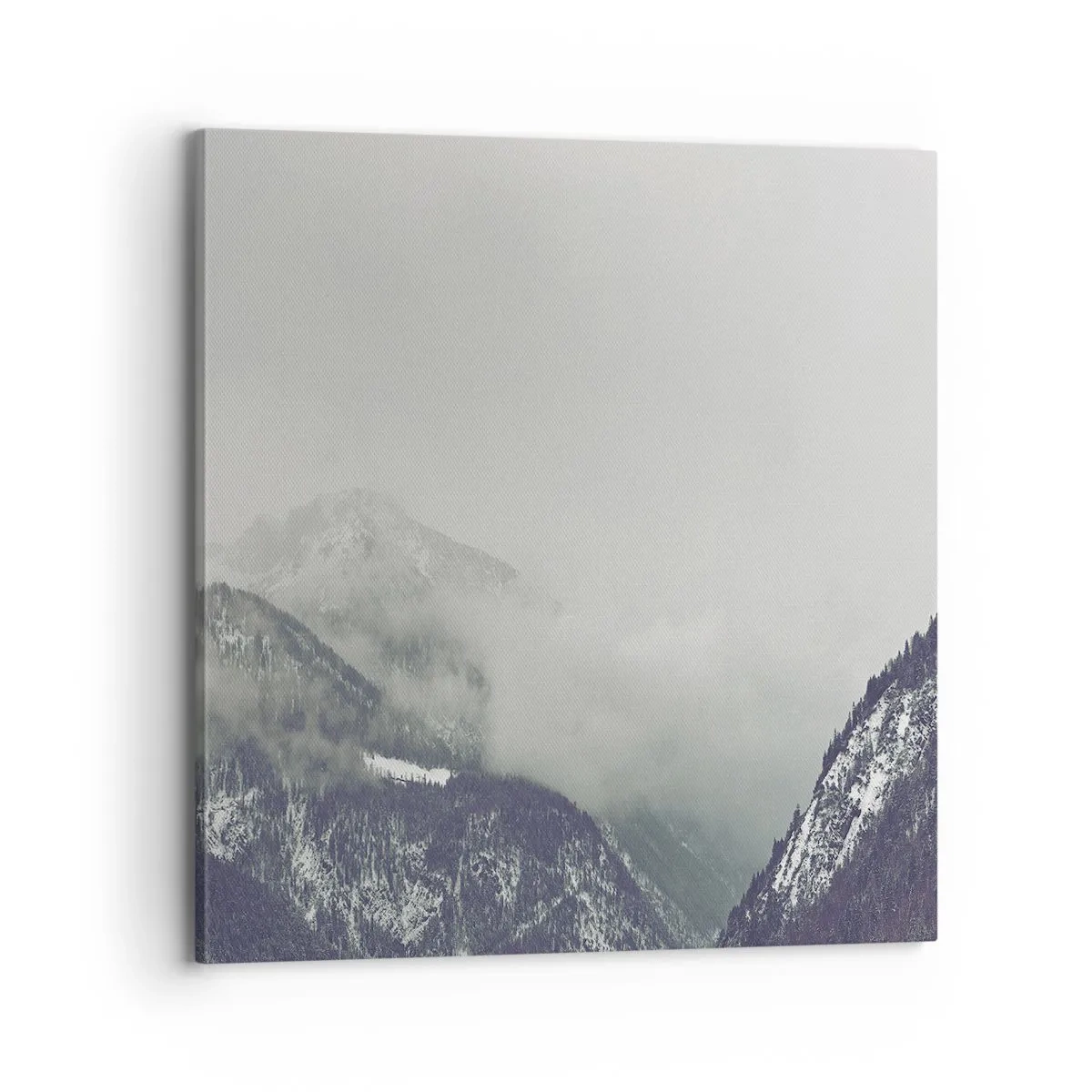 Vászonkép - Ködös völgy - 70x70 cm