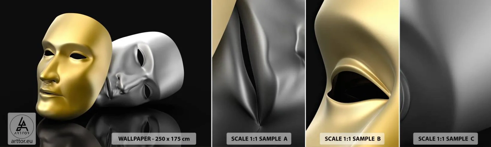 Fotótapéta Minta Standard Eco - Az élet színház - kapucni, Darab, Színház - 100x30 cm