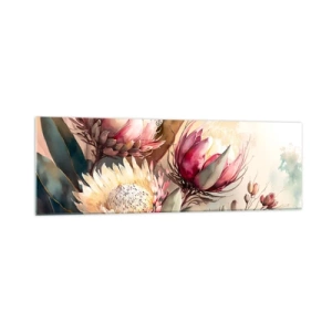 Üveg kép - Profilból és en face - 160x50 cm
