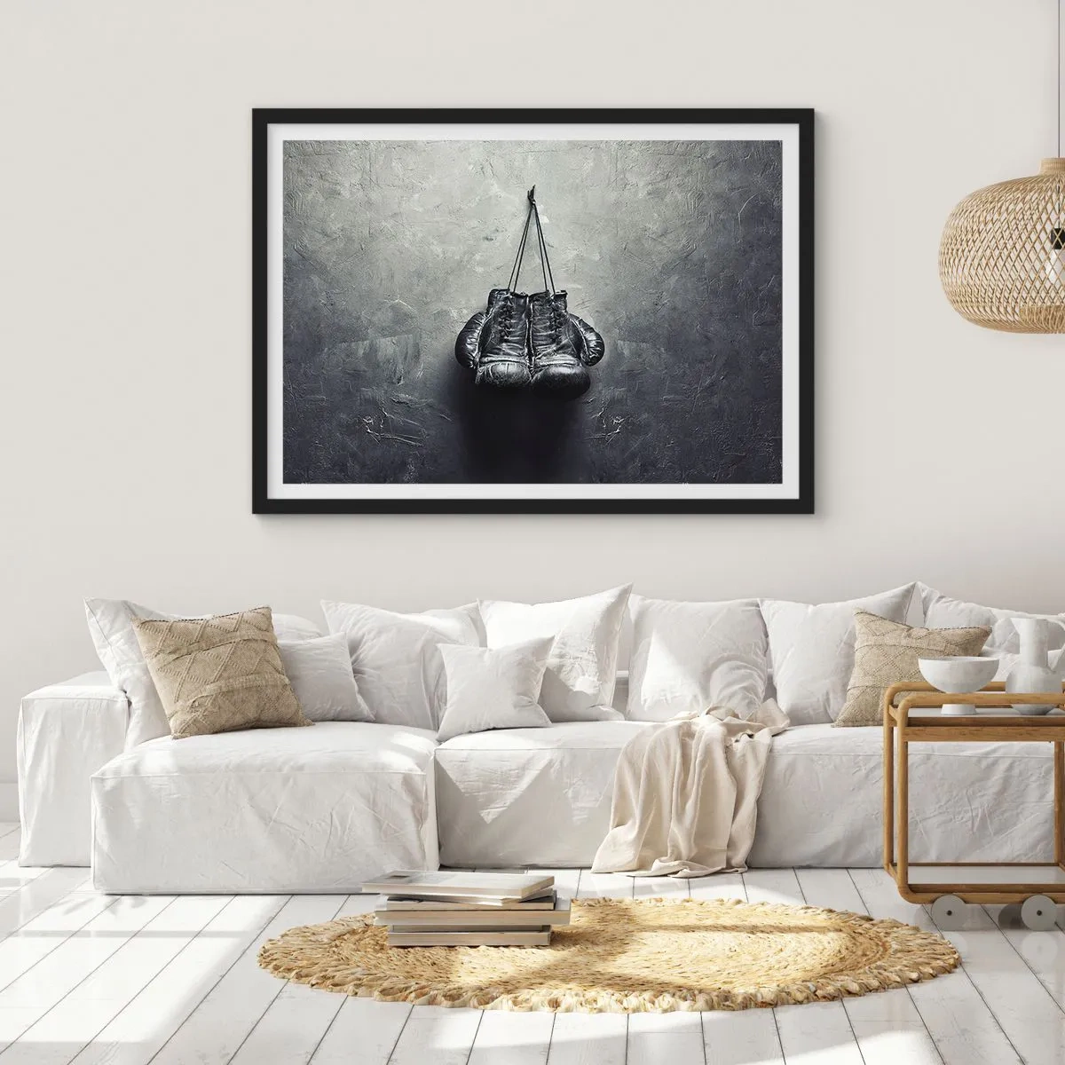 Poszter fehér keretben - A küzdelem és a béke ideje - 91x61 cm