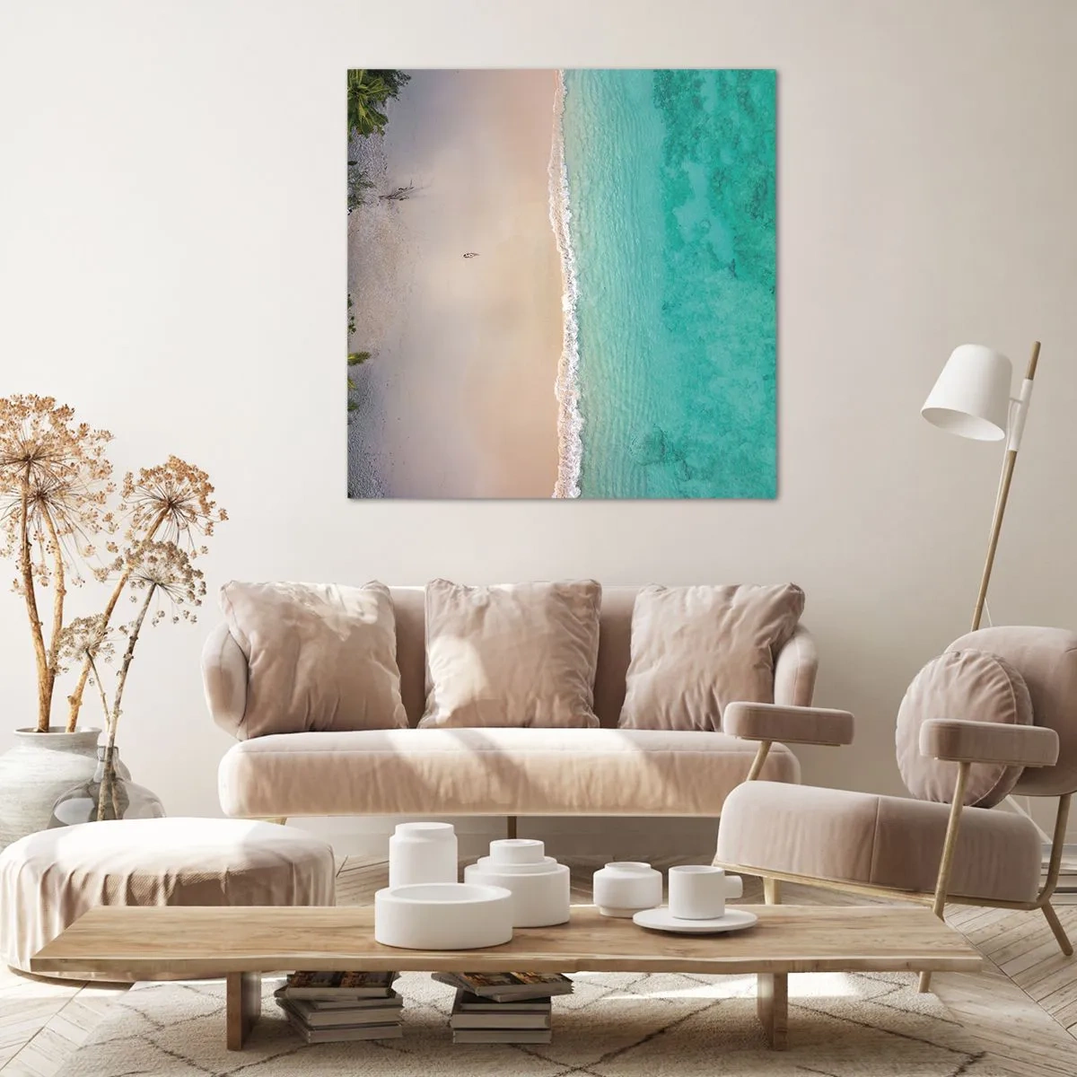 Vászonkép - Paradicsomi tengerpart - 70x70 cm