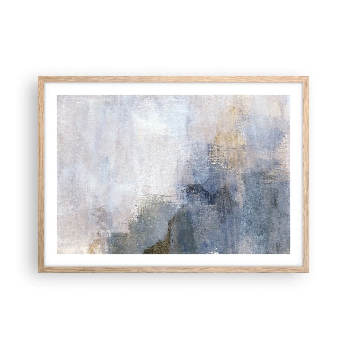 Poszter világos tölgy keretben - Színtónusok és akkordok - 70x50 cm