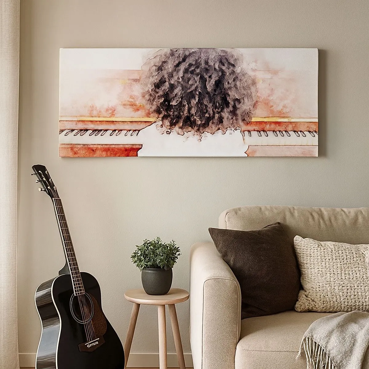 Vászonkép - Az új világban - 100x40 cm