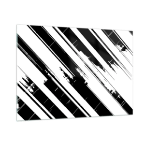 Üveg kép - Intenzív és dinamikus kompozíció - 100x70 cm