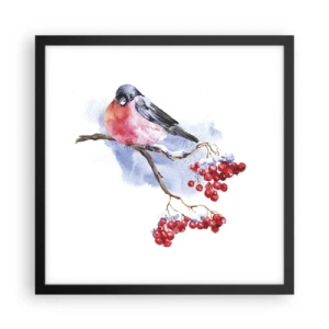 Poszter fehér keretben - Téli színben - 40x40 cm