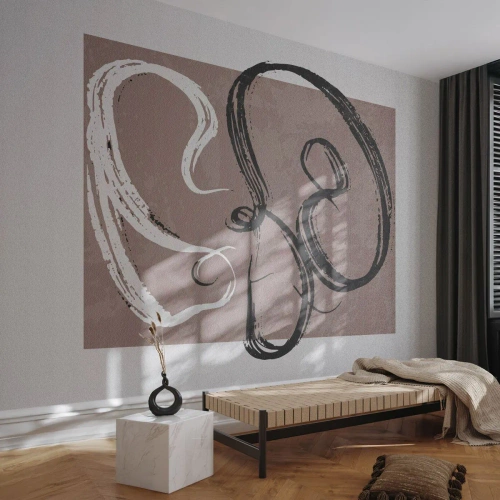 Fotótapéta Premium Sand - Kompozíció - a teljesség keresése - Minimalizmus, Darab, Absztrakció - 250x175 cm